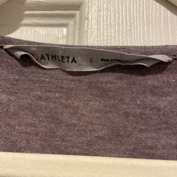 Athleta Weekender long-sleeved maxi dress in burgundy, size small - Picture 3 of 4